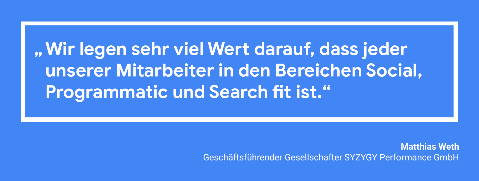Matthias Weth SYZYGY Quote 2