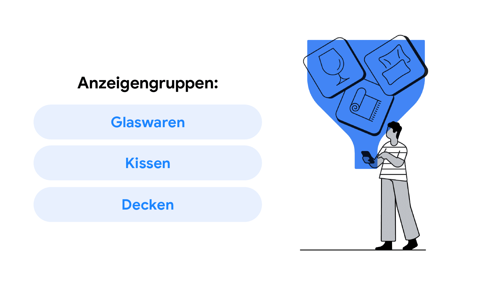 Mit vielen unterschiedlichen Werbemitteln gezielter Interesse wecken