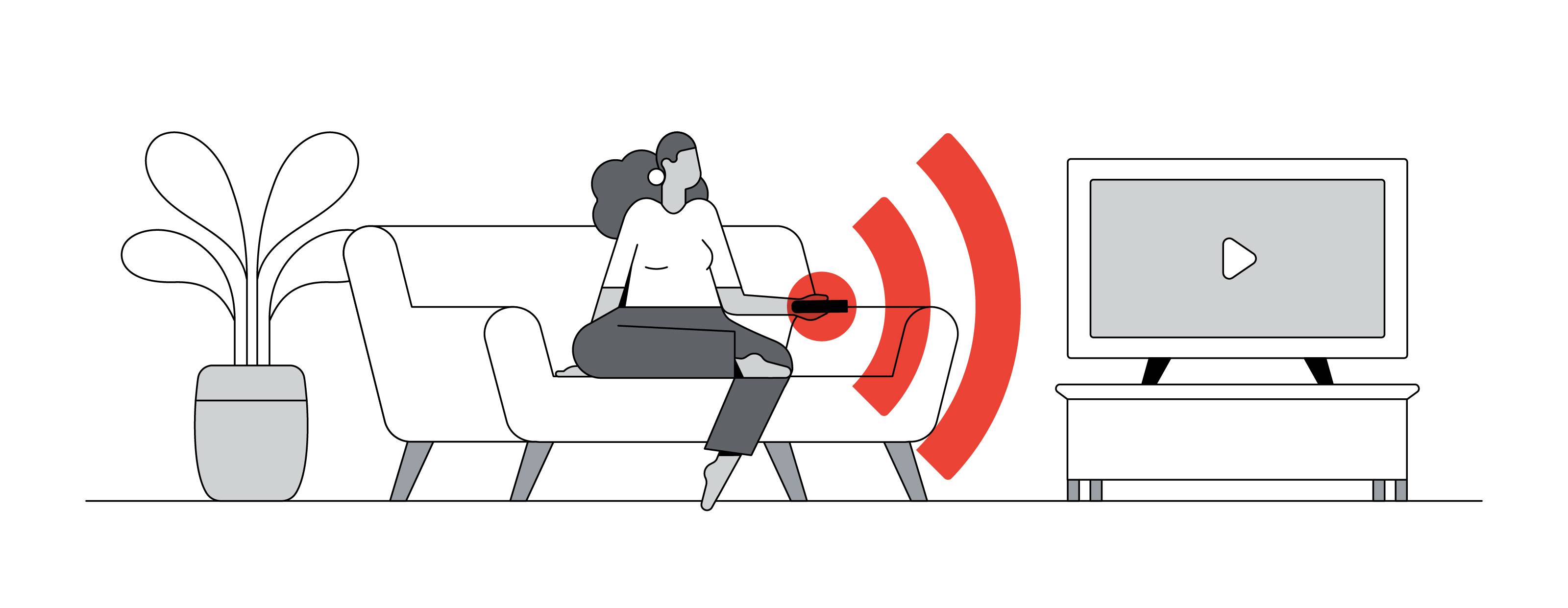 Wachsender Trend: Streamen im Wohnzimmer