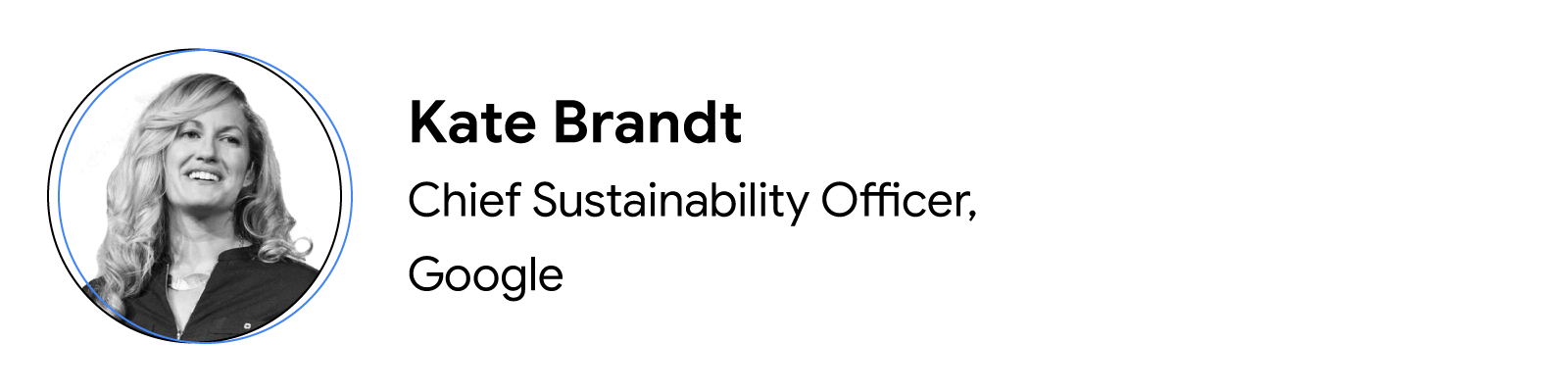Kate Brandt, Chief Sustainability Officer at Google