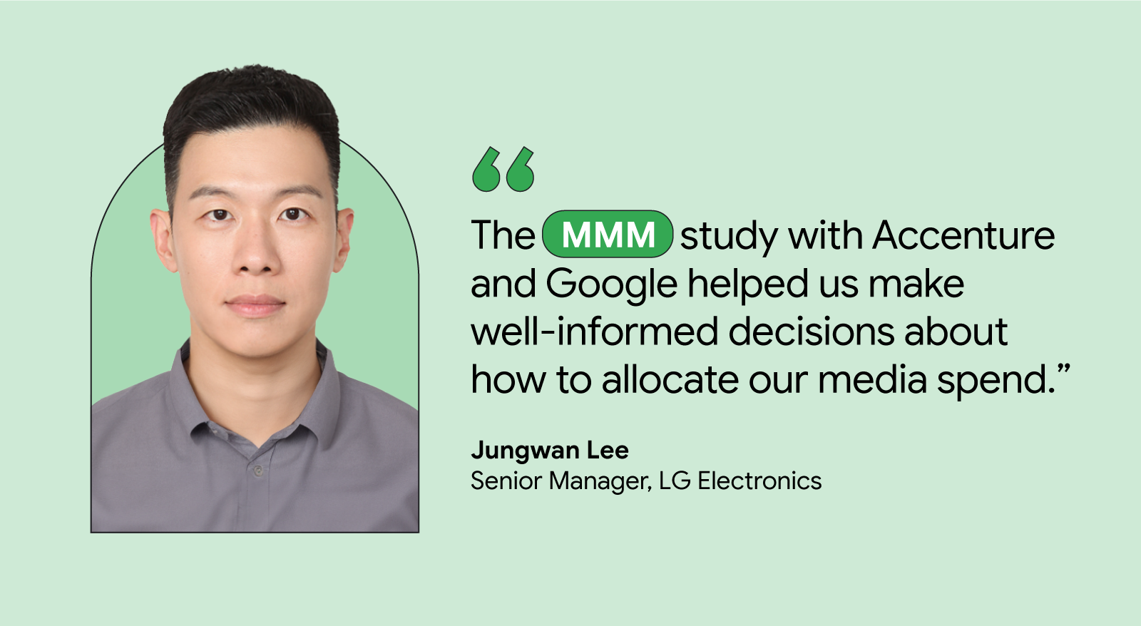 Jungwan Lee, Senior Manager at LG Electronics, shares, “The MMM study with Accenture and Google enabled us to make informed decisions regarding our media spend allocation,” indicating how marketing experimentation helps businesses gain valuable insights.