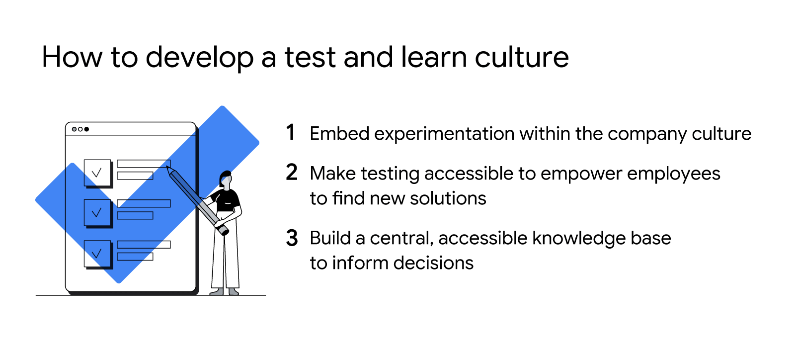 Test and learn: How a culture of experimentation can help grow your business