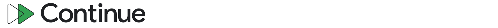 A pair of fast-forward arrows appear before the word “Continue.”