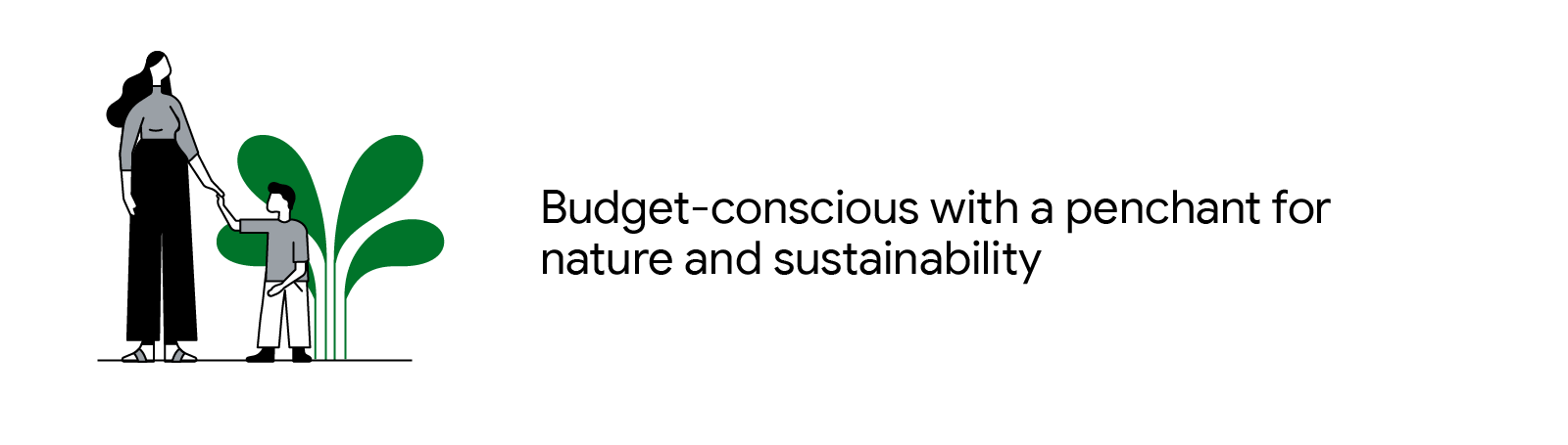 Travel behavior of eco-friendly families: Budget-conscious with a penchant for nature and sustainability.