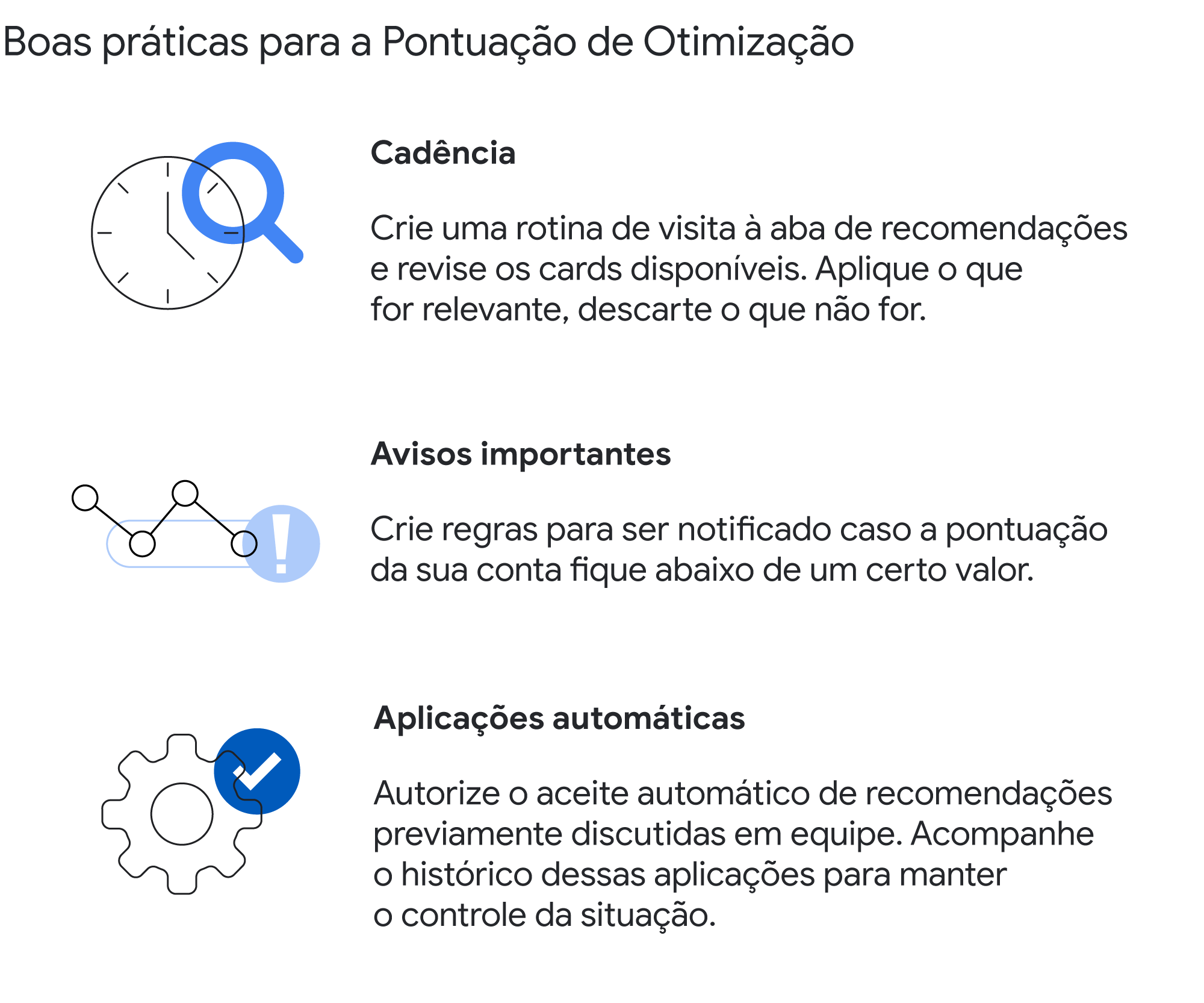 Pontuação de Otimização: melhore os resultados das suas campanhas com um único clique