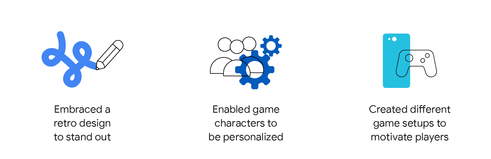 How GS1 customized its game based on player insights: Embraced a retro design to stand out, enabled game characters to be personalized, and created different game setups to motivate players